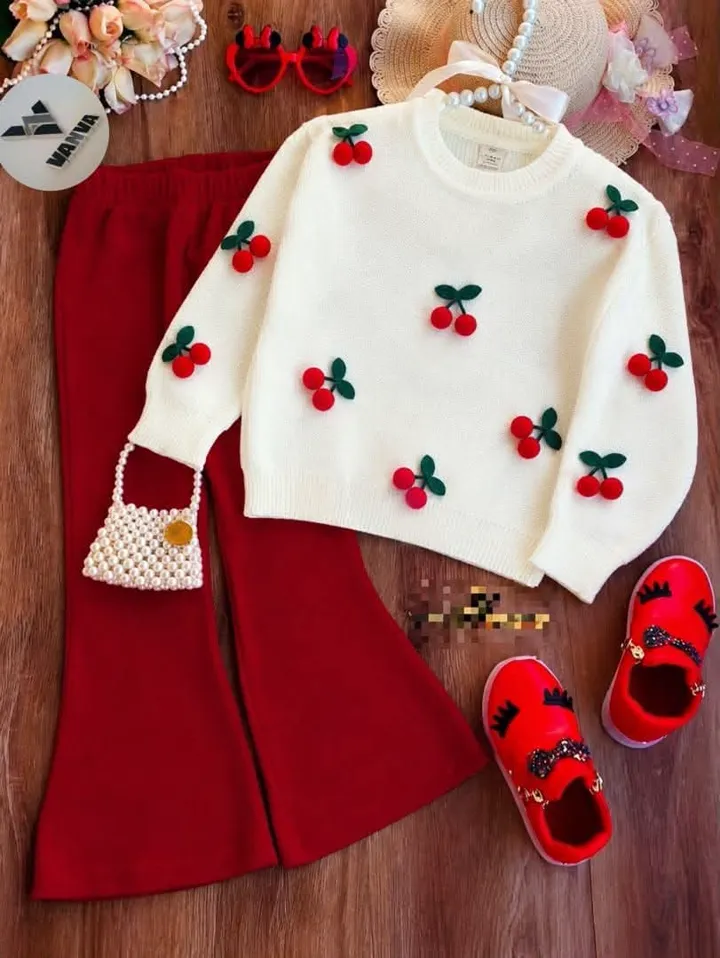 أطقم الكرز المحاكة من Vanva Fashion