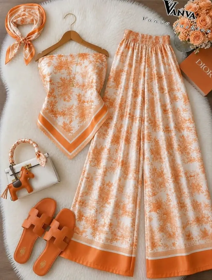 أطقم صيفية بإيشارب من Vanva Fashion